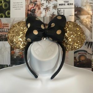 Gold and black Mickey ears